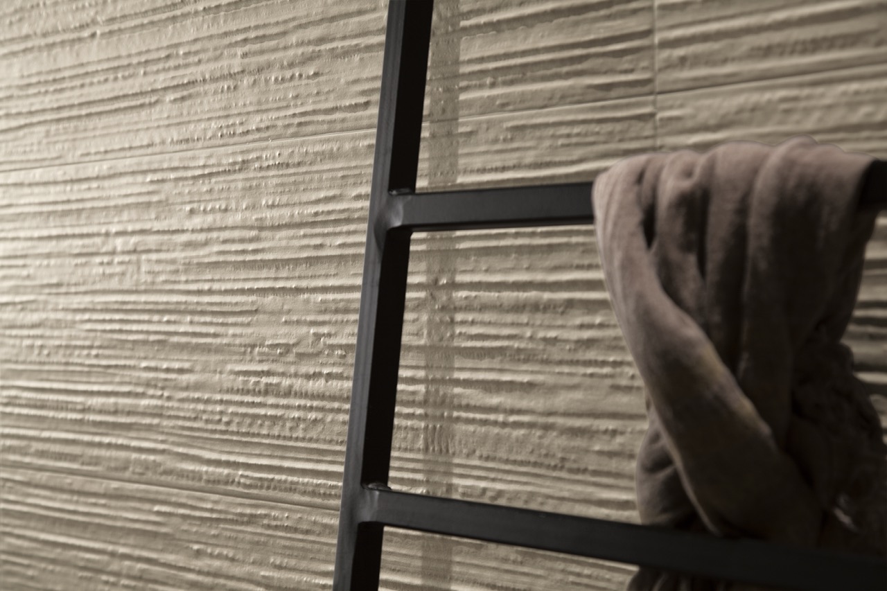 nut rock 3d feature bathroom tile