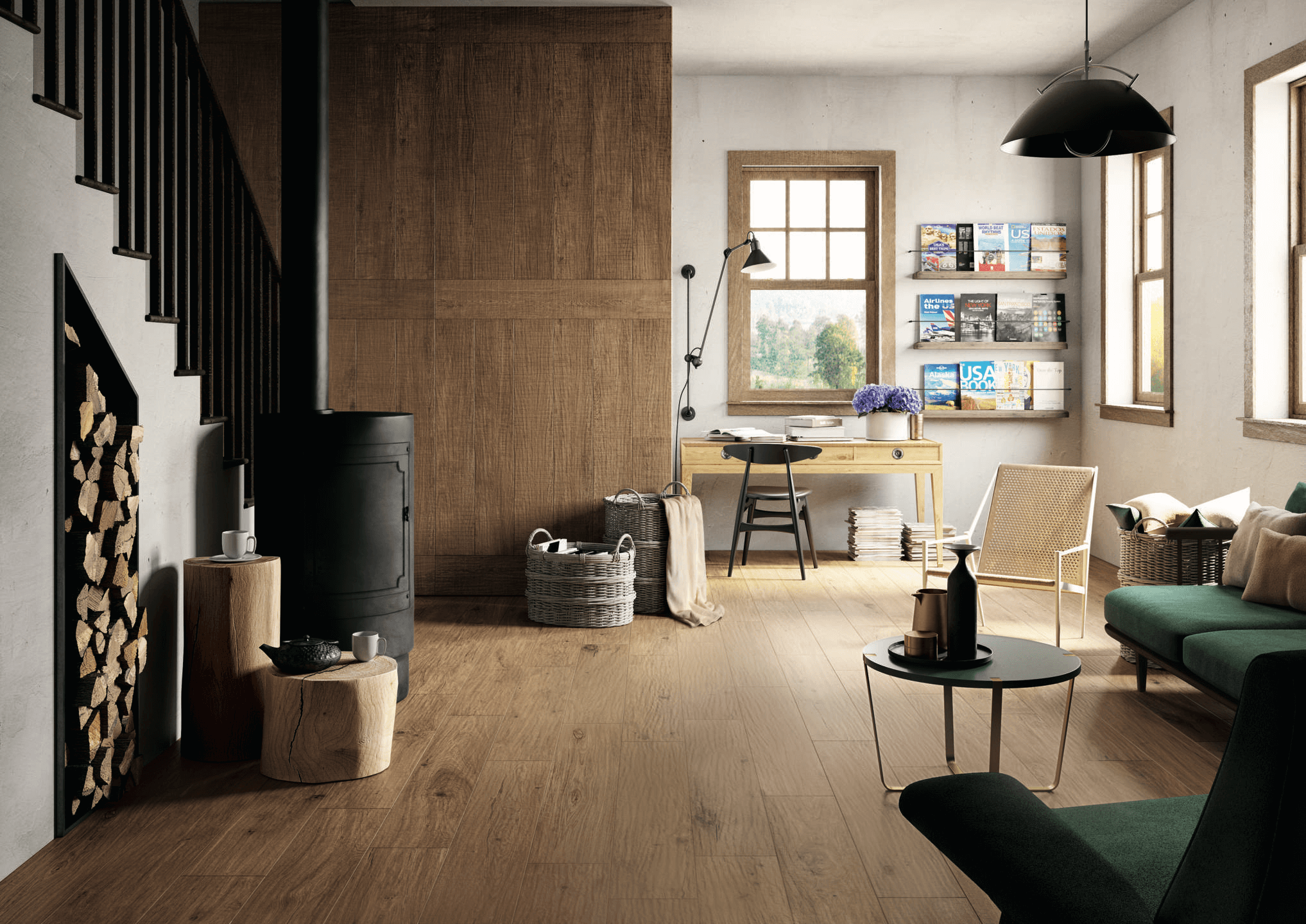 arthis timber tiles living room