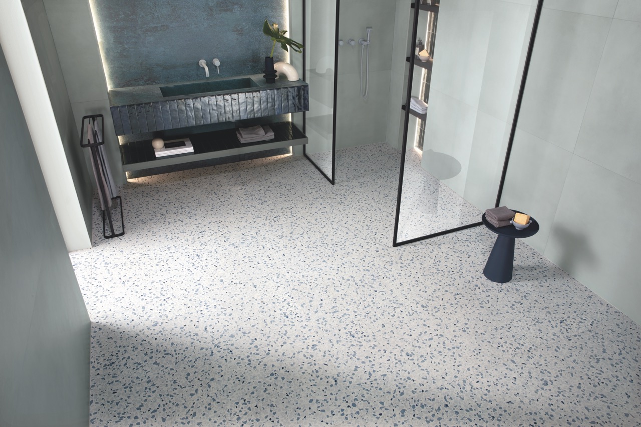 glim terrazzo floor tile